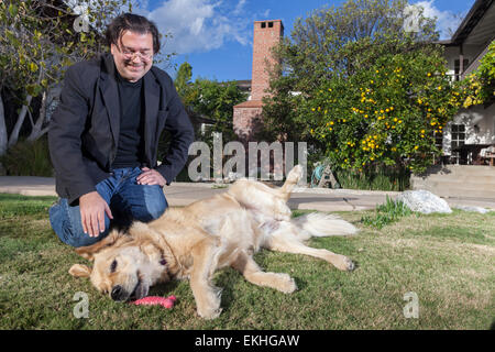 LOA ANGELES, CA – DECEMBER 18: Dutch writer and columnist Leon de Winter in West Los Angeles California on December 18, 2009. Stock Photo