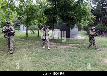 The CBP Quick Reaction Force (QRF) conduct routine training at the Advanced Training Center, Harper's Ferry, West Virginia on August 17, 2012.  Donna Burton Stock Photo