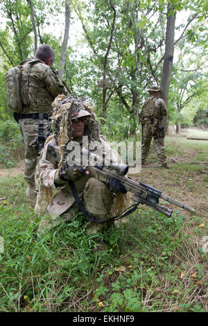 The CBP Quick Reaction Force (QRF) conduct routine training at the Advanced Training Center, Harper's Ferry, West Virginia on August 17, 2012.  Donna Burton Stock Photo