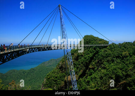 Langkawi Sky Bridge, Langkawi island, Malaysia, Southeast Asia Stock Photo