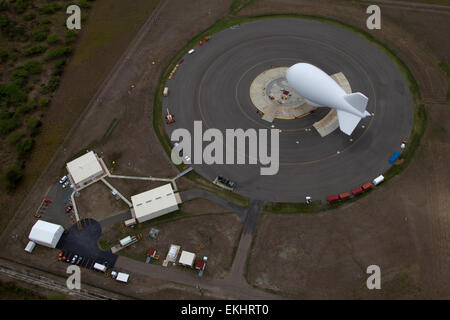 Tethered Aerostat Radar System Site Lajas, Puerto Rico.  Donna Burton Stock Photo