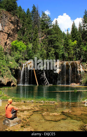 Hanging lake, Glenwood Canyon, Colorado, USA Stock Photo