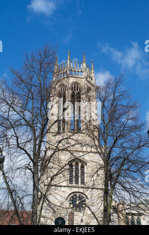 The bell tower of the 'All Saints, Pavement' church City of York, England, UK Stock Photo