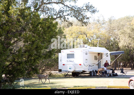thousand trails rv medina lake preserve hill texas country alamy