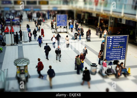 liverpool street railway station, london, england Stock Photo