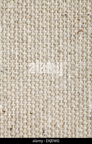 Macro Canvas Texture without the traditional White Gesso Paint Stock Photo