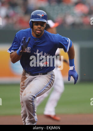 Baltimore, Maryland, USA. 10th Apr, 2015. Toronto Blue Jays CF