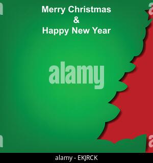 Christmas tree cut from paper Stock Vector Image & Art - Alamy