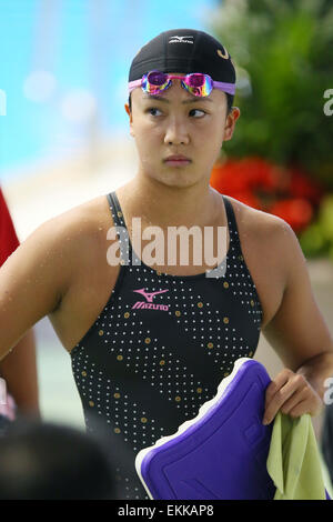 Tokyo, Japan. 11th Apr, 2015. Kanako Watanabe Swimming : Japan swimming championship (JAPAN SWIM 2015) Practis at Tatsumi International Swimming Pool in Tokyo, Japan . © YUTAKA/AFLO SPORT/Alamy Live News Stock Photo