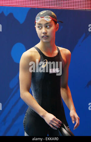 Tokyo, Japan. 11th Apr, 2015. Runa Imai Swimming : Japan swimming championship (JAPAN SWIM 2015) Women's 200m Breaststroke heat at Tatsumi International Swimming Pool in Tokyo, Japan . © YUTAKA/AFLO SPORT/Alamy Live News Stock Photo