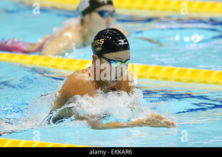 Tokyo, Japan. 11th Apr, 2015. Kanako Watanabe Swimming : Japan swimming championship (JAPAN SWIM 2015) Women's 200m Breaststroke heat at Tatsumi International Swimming Pool in Tokyo, Japan . © YUTAKA/AFLO SPORT/Alamy Live News Stock Photo