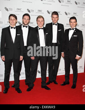 IWC Schaffhausen Gala Dinner for 57th BFI London Film Festival at Battersea Evolution, London  Featuring: Collabro Where: London, United Kingdom When: 07 Oct 2014 Stock Photo