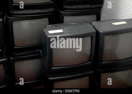 TV sets Stock Photo