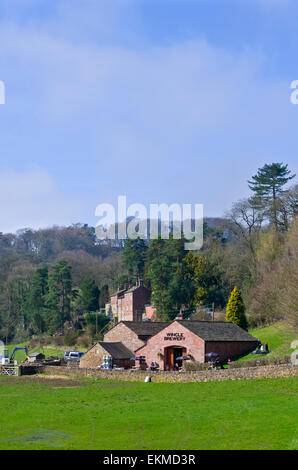 Wincle Brewery and Village, Peak District National Park, Cheshire, England, UK Stock Photo