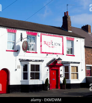 Red Lion Pub, Brettell Lane, Amblecote, West Midlands, England, UK Stock Photo