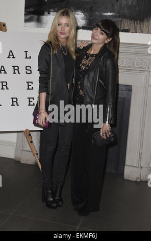 Celebrities attend Paul Wellers "Real Stars are Rare Launch Tonight" in Somerset house.  Featuring: Laura Whitmore,Zara Martin Where: London, United Kingdom When: 08 Oct 2014 Stock Photo
