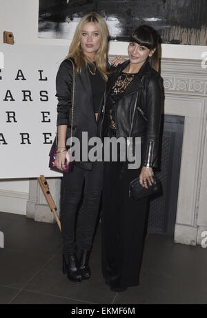 Celebrities attend Paul Wellers "Real Stars are Rare Launch Tonight" in Somerset house.  Featuring: Laura Whitmore,Zara Martin Where: London, United Kingdom When: 08 Oct 2014 Stock Photo