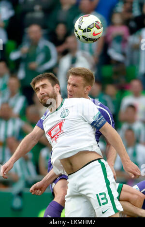 Cair Stadium, Nis, Serbia. 2nd Aug, 2018. UEFA Europa League qualification,  second qualifying round, 2nd leg; Radnicki Nis versus Maccabi Tel Aviv;  Aleksandar Stanisavljevic of Radnicki Nis celebrates scoring his goal with