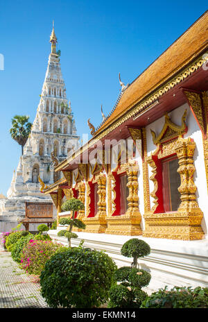 Wat Chedi Liam or Wat Ku Kham in the ancient Thai city of Wiang Kum Kam, Thailand Stock Photo