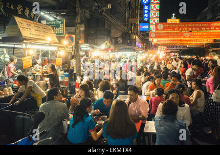 Scenes of Yaowarat road during chinese new year, Chinatown of Bangkok.