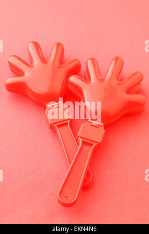 Cheering clap hand tool Stock Photo