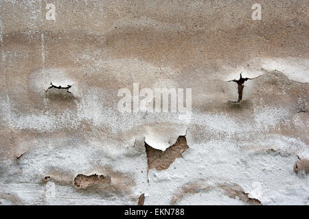 plaster bulges -  blistering Stock Photo