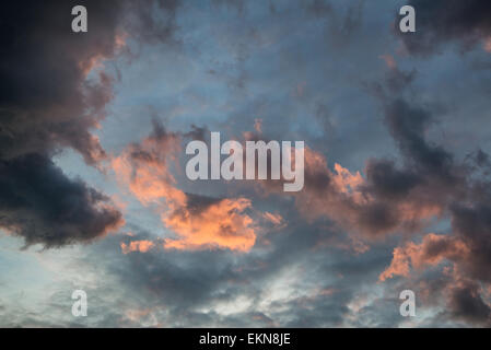 Stunning vibrant stormy cloud formation Stock Photo - Alamy