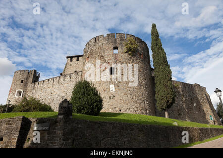 Castle of Gorizia and clouds Stock Photo