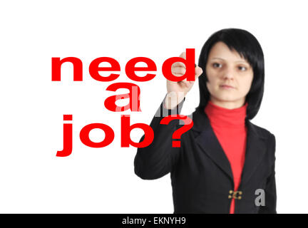 need a job Stock Photo