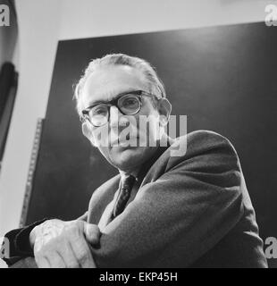 Michael Foot MP Ebbw Vale in Monmouthshire, photographed 30th May 1963. Stock Photo