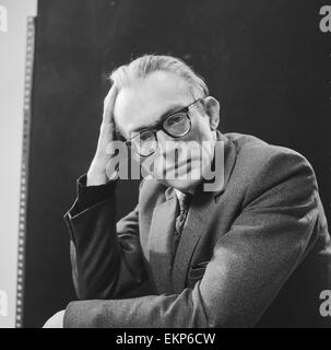 Michael Foot MP Ebbw Vale in Monmouthshire, photographed 30th May 1963. Stock Photo