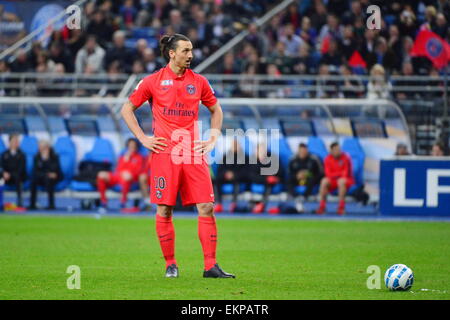 Zlatan IBRAHIMOVIC - 11.04.2015 - Bastia/PSG - Finale de la Coupe de la Ligue 2015.Photo : Dave Winter/Icon Sport Stock Photo