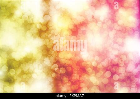 Abstract Bokeh Lights Background with Multicolored Circles and Gradients Stock Vector
