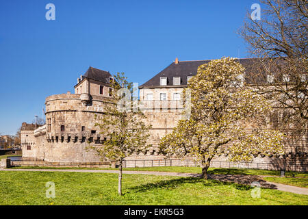 Chateau of the Dukes of Brittany, Nantes, Loire Atlantique, France, Stock Photo