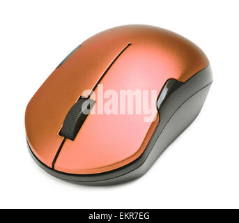 wireless computer mouse, isolated on white background Stock Photo