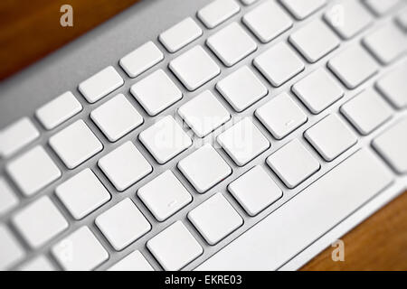 Blank Keys on Computer Keyboard – Stock Photo Stock Photo
