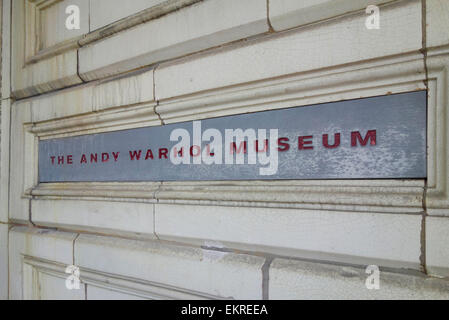 Andy Warhol museum Pittsburgh PA Stock Photo