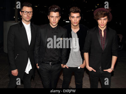 Mondrian Hotel Launch Party, London  Featuring: Union J Where: London, United Kingdom When: 09 Oct 2014 Stock Photo