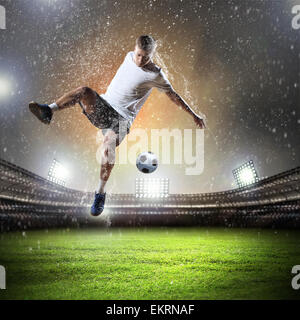 Football player Stock Photo