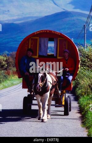 Tradition, Gypsy Caravan By Slatterys, Castlegregory Co Kerry Stock Photo