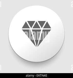 Vector Diamond Icon Stock Photo - Alamy