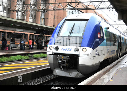 TER train Lyon-La Pardieu railway station Lyon France Stock Photo