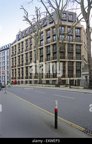 St Dunstans House. A new development of luxury apartments on Fetter Lane in the City of London. Stock Photo