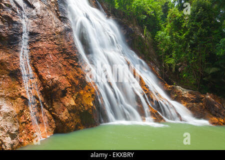 Na Muang 1 waterfall, Koh Samui, Thailand Stock Photo