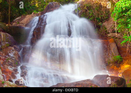 Na Muang 2 waterfall, Koh Samui, Thailand Stock Photo