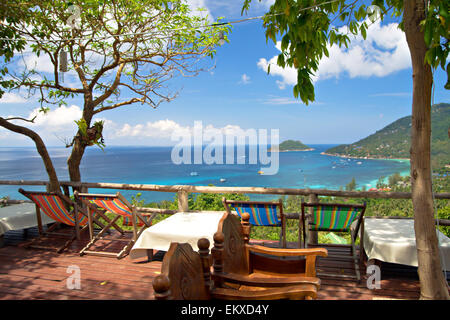 viewpoint on koh tao island, thailand Stock Photo