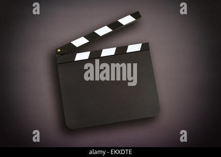 Clapper board with copy space Stock Photo