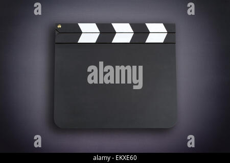 Clapper board with copy space Stock Photo