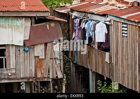 Housing In The Slums; Phnom Penh Cambodia Stock Photo - Alamy