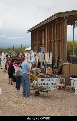 Vintage antique market Old Tucson Arizona USA Stock Photo